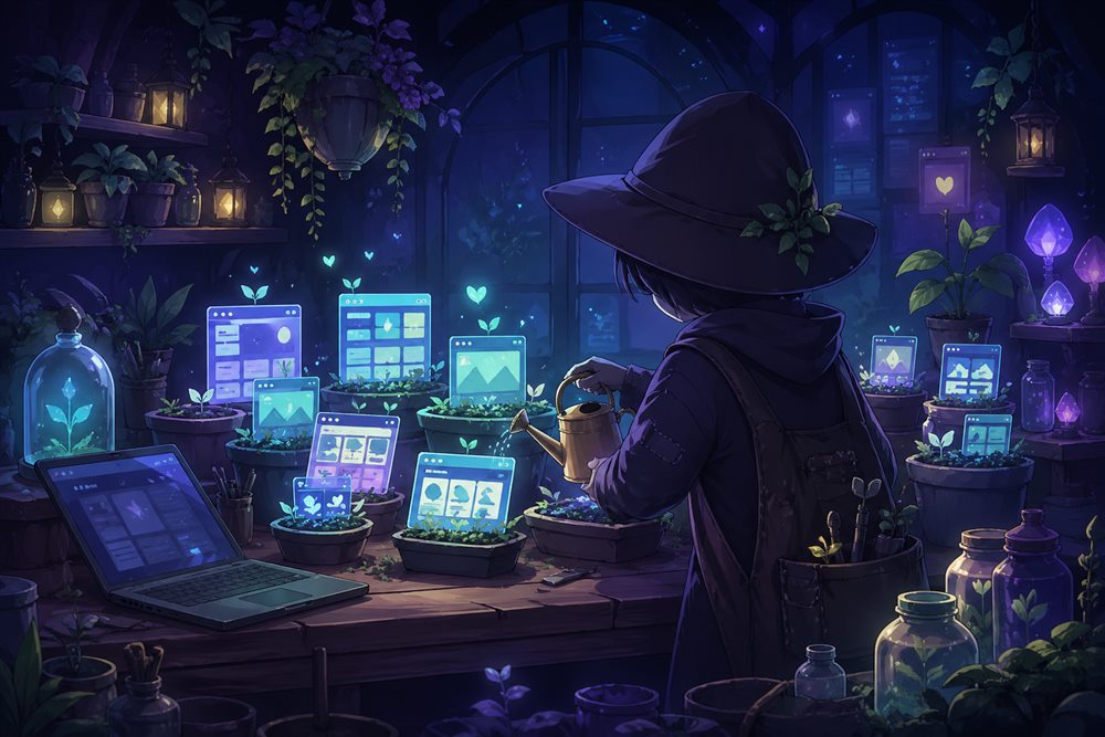 検索の森の植林者｜ブログ・サイト運営型のイメージ